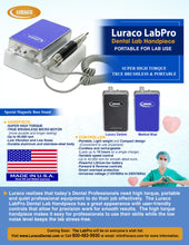 Load image into Gallery viewer, POWERFUL, QUIET, PORTABLE, AND COMPACT DENTAL LAB HANDPIECE- MEDICAL BLUE