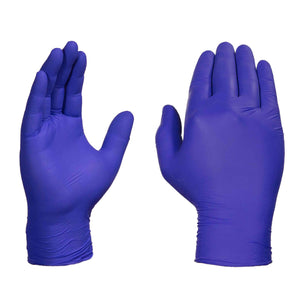 Ammex Professional Nitrile Examination Gloves, Indigo Color, $9.25/box of 100 Gloves. 1 Case of 10 Boxes