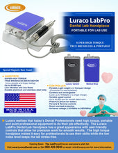 Load image into Gallery viewer, POWERFUL, QUIET, PORTABLE, AND COMPACT DENTAL LAB HANDPIECE- MEDICAL BLUE
