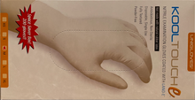 Load image into Gallery viewer, KOOLTOUCH-E Nitrile Examination Gloves (Medium, White)- $11.5/box of 200 Gloves ($5.95/100). 1 Case of 10 Boxes.
